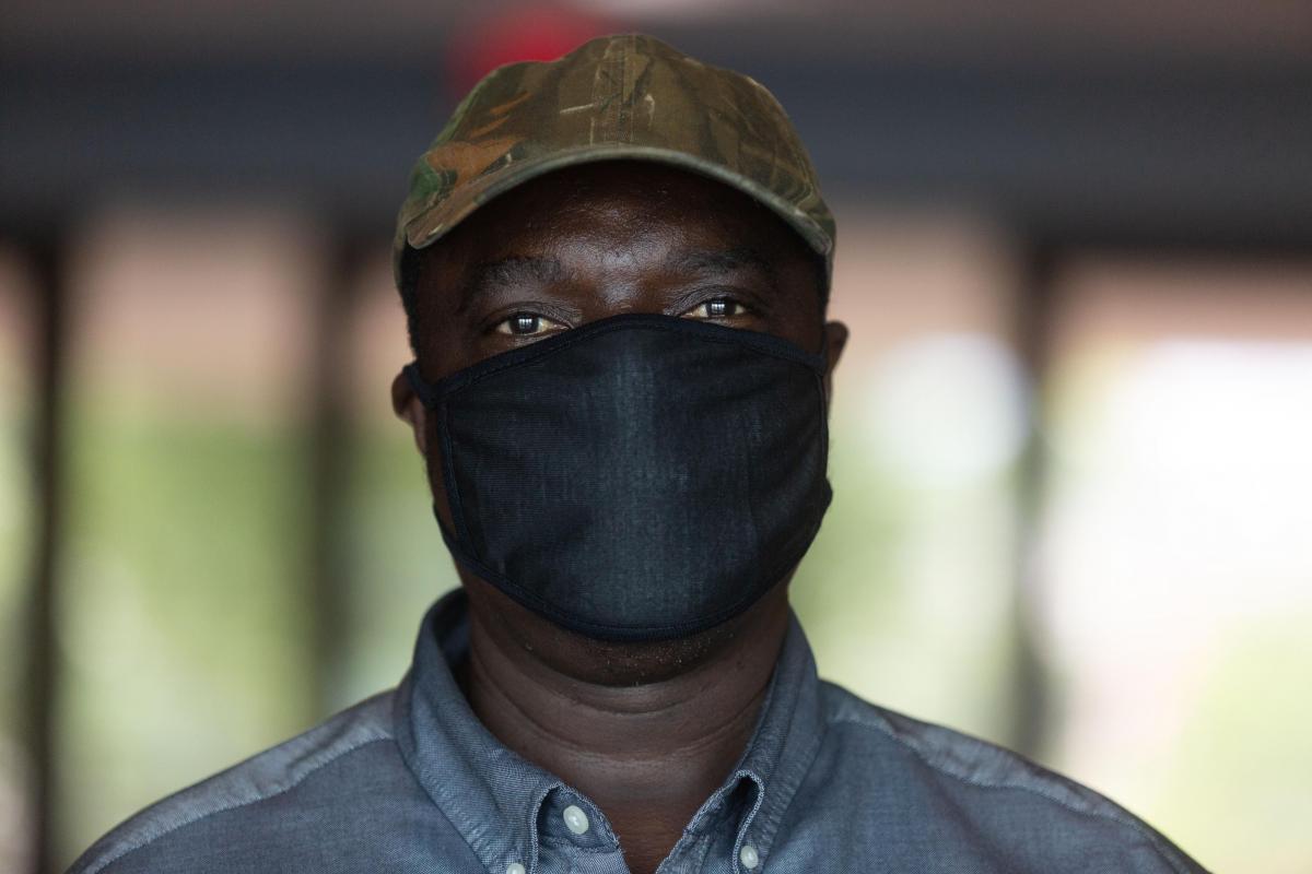 Seth Osekre works in facilities at Georgia Tech. He and his coworkers are working to keep the Georgia Tech campus clean for all employees