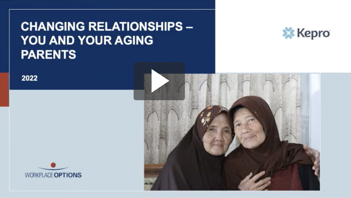 Wellness Wednesday Aging Parents