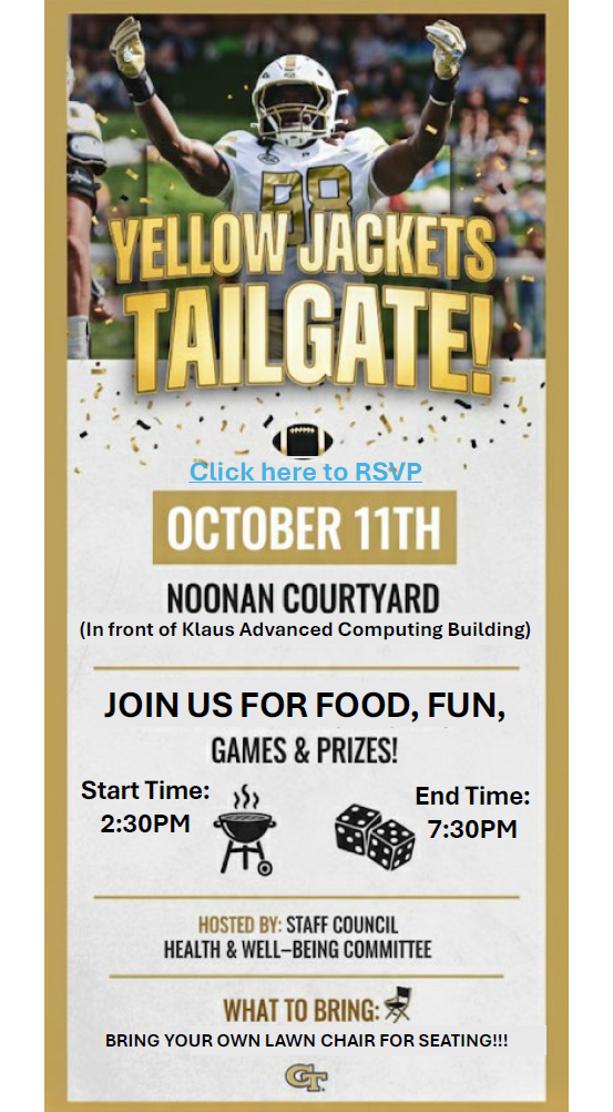 GT Staff Council Tailgate